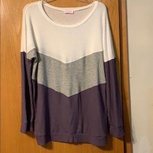 NWOT Pink Lily lightweight sweater top